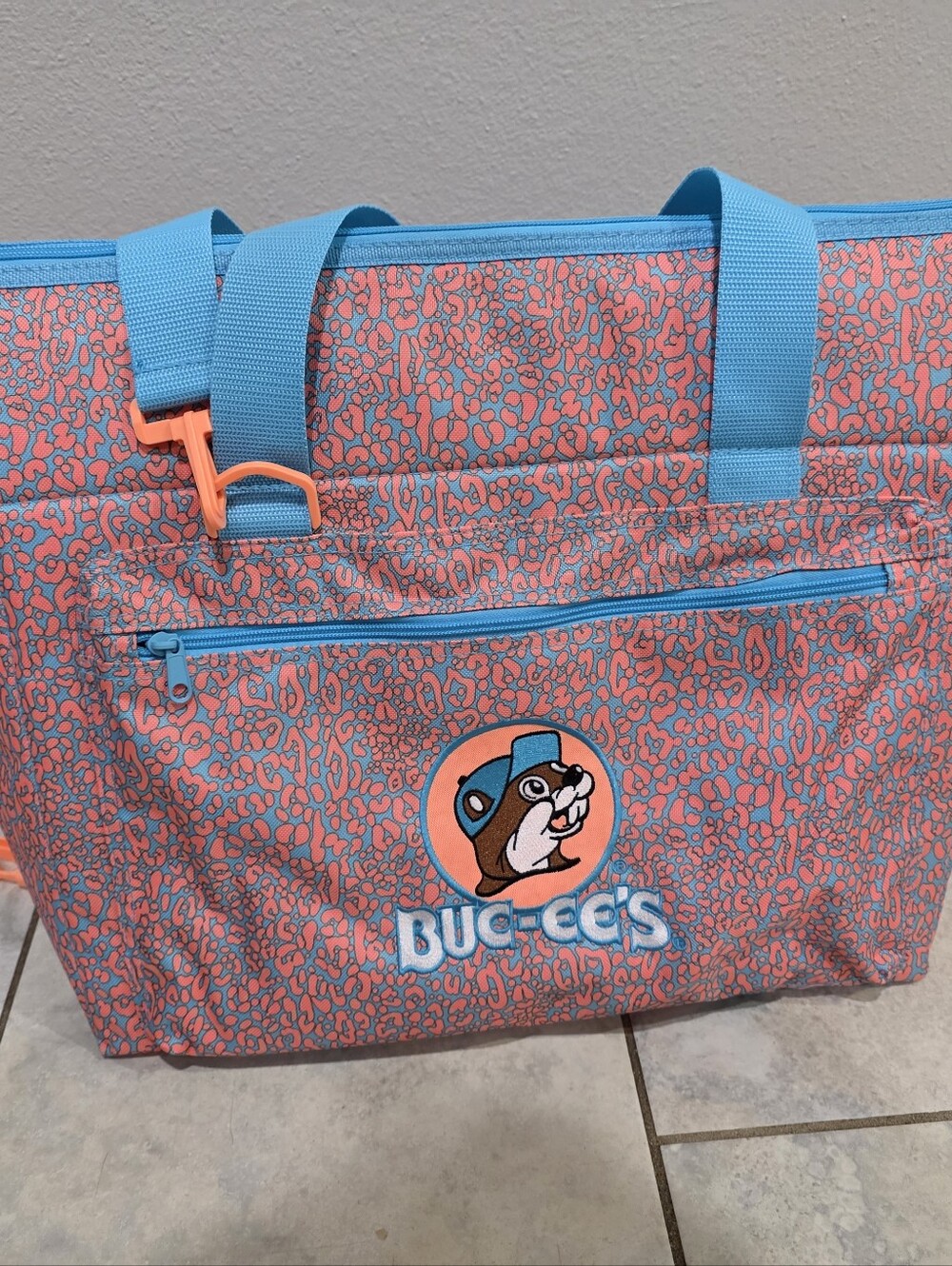 New Buccees Neon Leopard Cooler